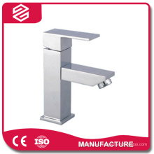 stainless steel brushed single handle basin faucet